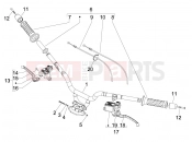 gilera 2010 Fuoco 500 Handlebars - Master cil.
