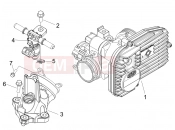 gilera 2010 Fuoco 500 Throttle body - Injector - Induction joint