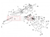 gilera 2012 Fuoco 500 Rear cover - Splash guard