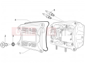 gilera 2013 Fuoco 500 hengerfej