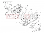 gilera 2013 Fuoco 500 LT Crankcase cover - Crankcase cooling