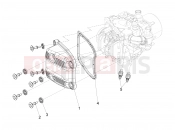 gilera 2013 Fuoco 500 LT Cylinder head cover