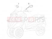 gilera 2013 Fuoco 500 LT Driving mirror/s