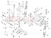 gilera 2014 Fuoco 500 LT Fork/steering tube - Steering bearing unit