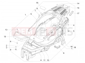 gilera 2014 Fuoco 500 LT Helmet huosing - Undersaddle