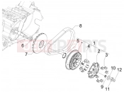 gilera 2007 GP 800 Driving pulley