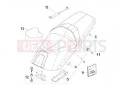 gilera 2007 GP 800 Saddle/seats