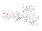 gilera 2007 GP 800 Windshield - Glass