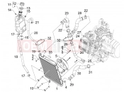 gilera 2009 GP 800 Cooling system