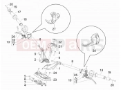 gilera 2009 GP 800 Handlebars - Master cil.