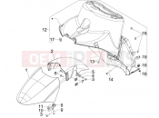 gilera 2009 GP 800 Wheel huosing - Mudguard