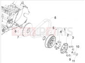gilera 2010 GP 800 Driving pulley