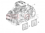 gilera 2010 GP 800 Engine, assembly