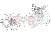 gilera 2010 GP 800 Head unit - Valve
