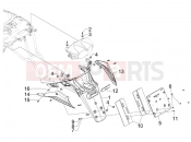 gilera 2010 GP 800 Rear cover - Splash guard