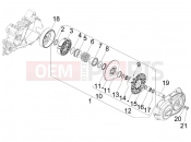 GILERA GP 800 Driven pulley