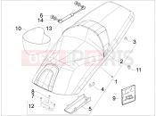 GILERA GP 800 Saddle/seats