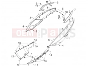 GILERA GP 800 Side cover - Spoiler