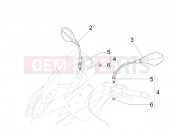 gilera 2010 Nexus 125 ie Driving mirror/s