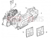 gilera 2010 Nexus 125 ie Engine, assembly