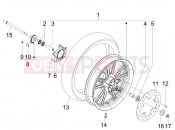 gilera 2010 Nexus 125 ie Front wheel