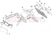 gilera 2010 Nexus 125 ie Rear cover - Splash guard