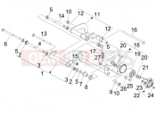 gilera 2010 Nexus 125 ie Swinging arm