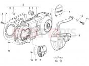 gilera 2006 Nexus 250 Crankcase cover - Crankcase cooling