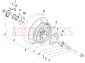 Front wheel - Gilera Nexus 250 2007
