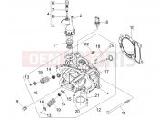 Head unit - Valve - Gilera Nexus 250 2007
