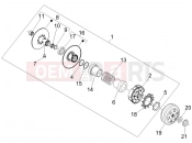 gilera 2007 Nexus 250 SP Driven pulley