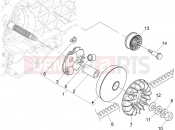gilera 2007 Nexus 250 SP Driving pulley