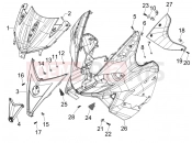 gilera 2007 Nexus 250 SP Front shield