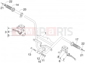 gilera 2007 Nexus 250 SP Handlebars - Master cil.