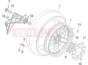 gilera 2007 Nexus 250 SP Rear wheel