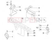 gilera 2007 Nexus 250 SP Remote control switches - Battery - Horn