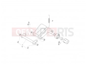 gilera 2007 Nexus 250 SP Swinging arm