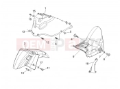 gilera 2007 Nexus 250 SP Wheel huosing - Mudguard
