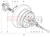 Front Wheel - Gilera Nexus 500