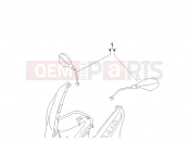 gilera 2006 Nexus 500 Driving mirror/s