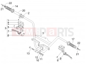 gilera 2007 Nexus 500 Handlebars - Master cil.