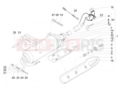 gilera 2009 Nexus 500 Silencer