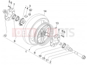 gilera 2010 Nexus 500 Front wheel