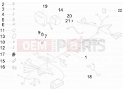 gilera 2011 Nexus 500 Main cable harness