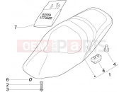 gilera 2011 Nexus 500 Saddle/seats