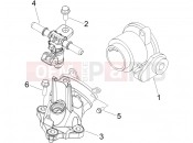 gilera 2011 Nexus 500 Throttle body - Injector - Induction joint