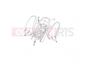 gilera 2009 Oregon 250 Rear cover - Splash guard