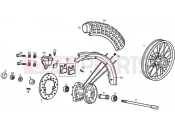 GILERA RCR Front wheel