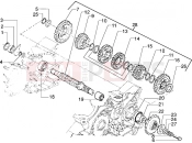 Counter shaft - Gilera RK 50