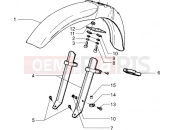 Front mudguard - Gilera RK 50
